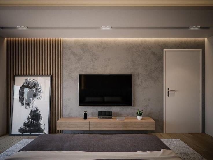 Nord Slat Panels in a Bedroom, Kitchen, or Living Room